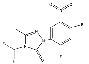 TIANFU-CHEM  111992-11-1  2-(4-Bromo-2-fluoro-5-nitrophenyl)-4-(difluoromethyl)-2,4-dihydro-5-methyl-3H-1,2,4-triazol-3-one